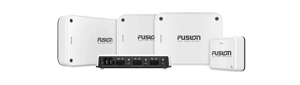 Fusion audio - marine amplifiers - amplis marine